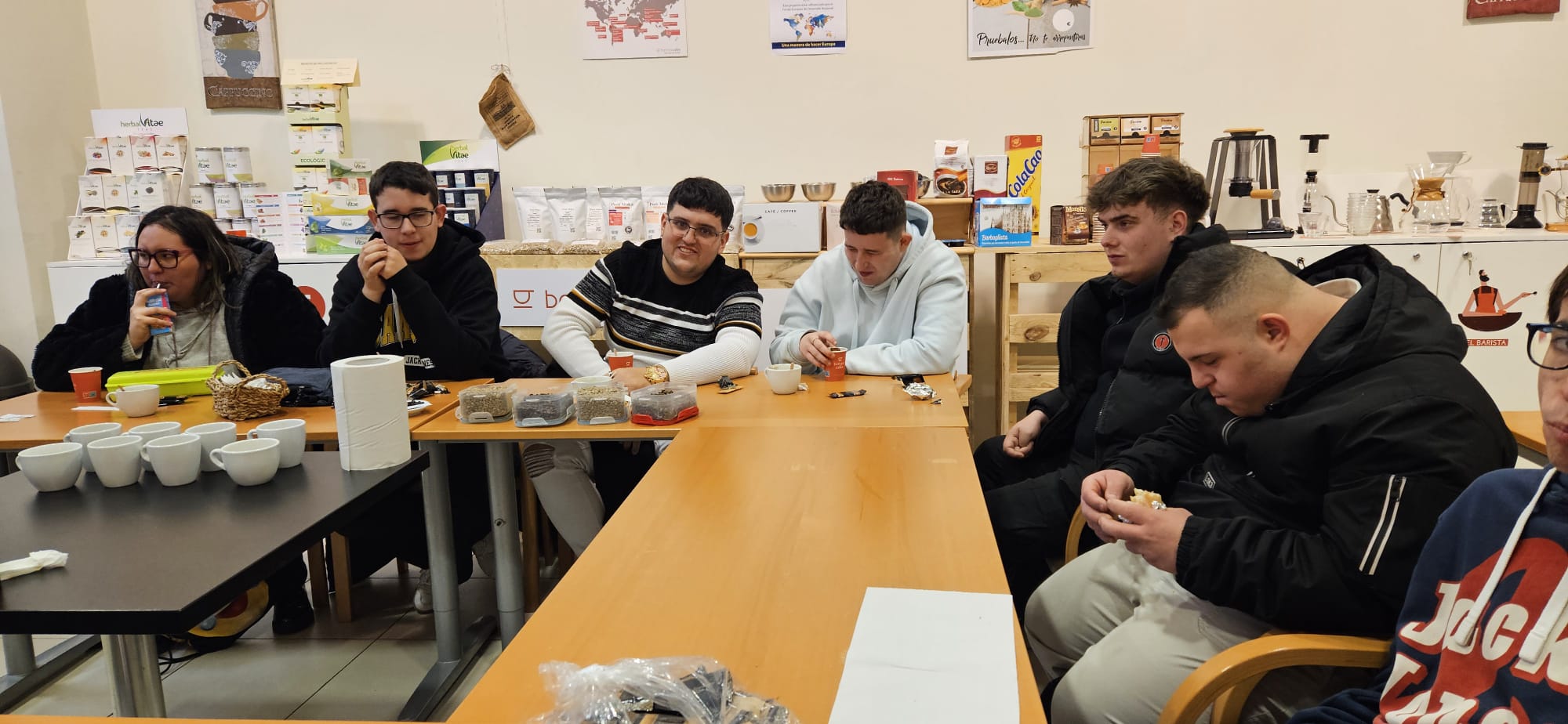 Visita Escola d'Hoteleria de Lleida a Cafés Batalla