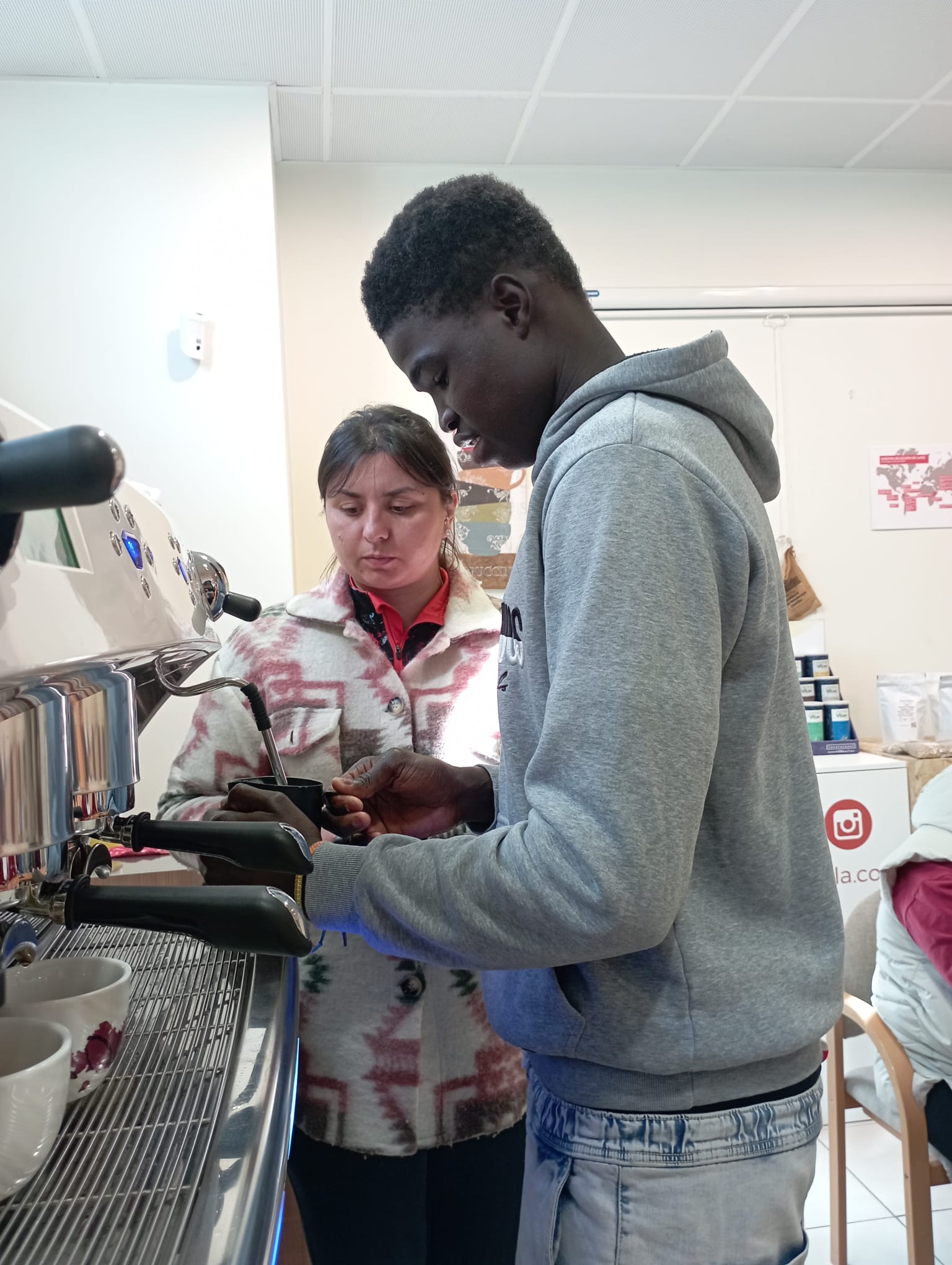 Visita i formació d'alumnes del SOC de Lleida a Cafés Batalla